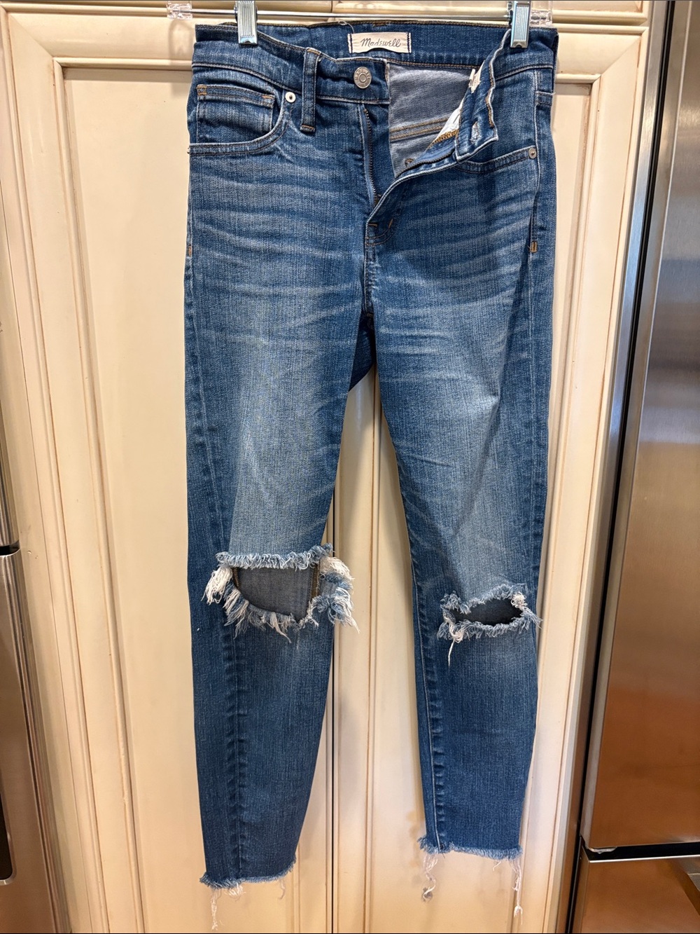 Women’s madewell Hi Rise skinny crop jeans